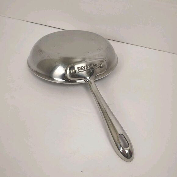 All-Clad 10 inch Stainless Steel Frying Pan Skillet - Picture 4 of 6